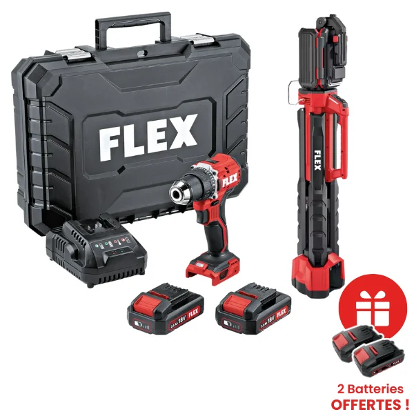 Pack perceuse 18V + projecteur LED