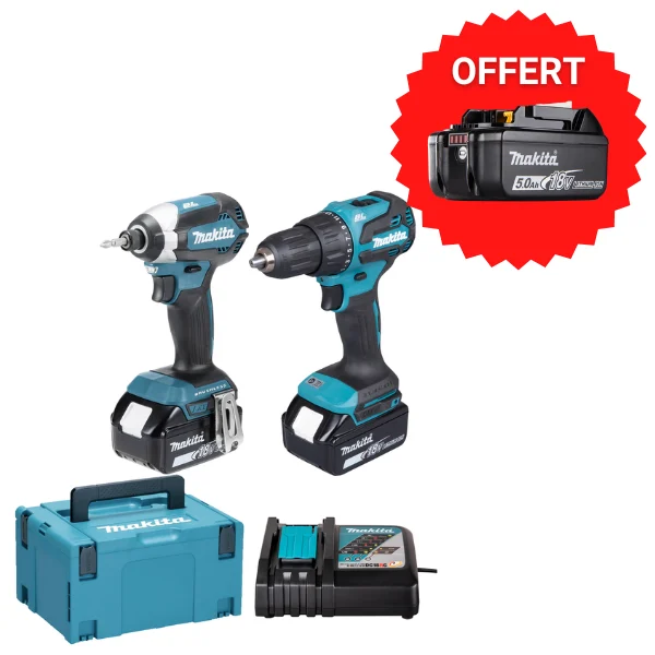 Pack machines 18 V LXT perceuse + visseuse à chocs DLX2537TJ