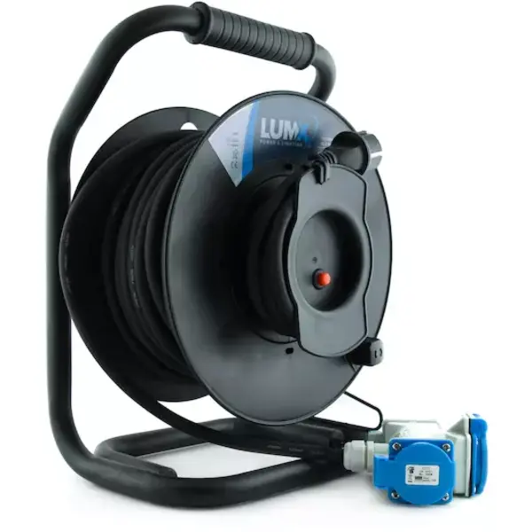 Enrouleur de câble à trois voies 25 m