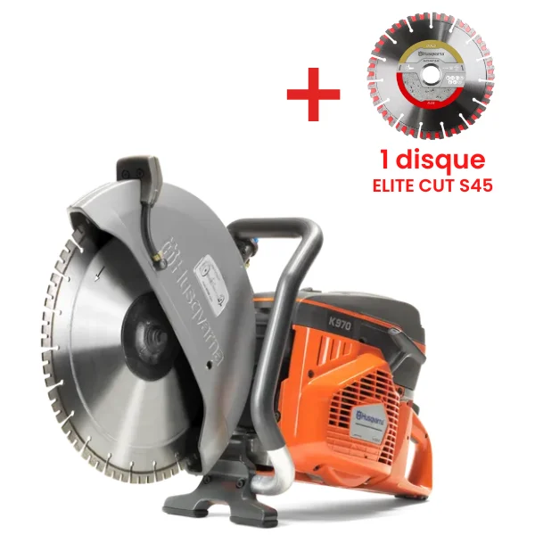 Découpeuse thermique professionnelle K970 + 1 Disque Elite-Cut S50