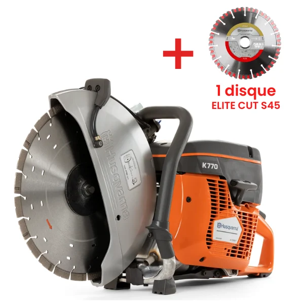 Découpeuse thermique professionnelle K770 + 1 Disque Elite-Cut S45