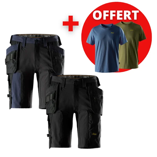 2 Shorts+ Lot de 2 t-shirts offert