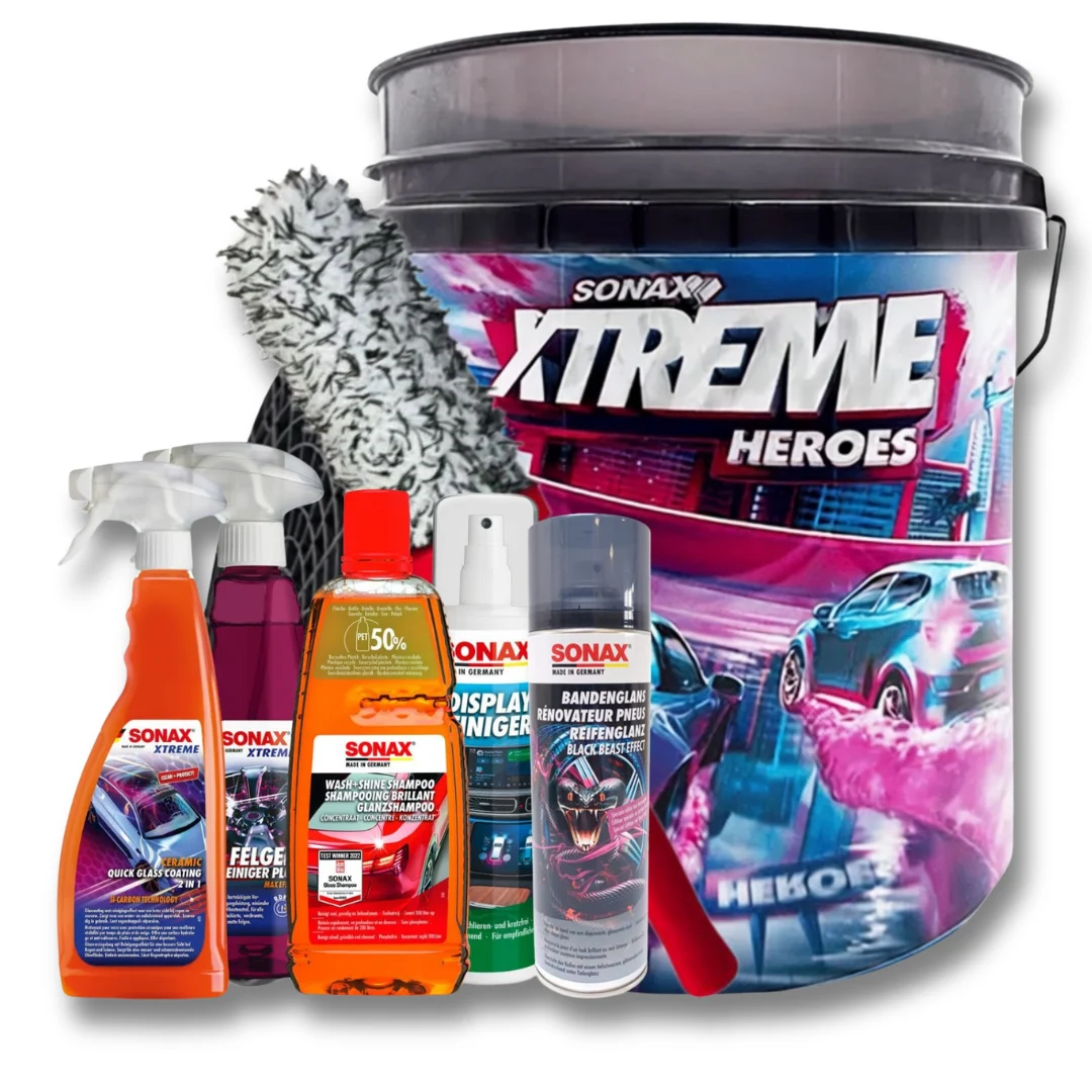 Kit de nettoyage auto complet avec seau XTREME